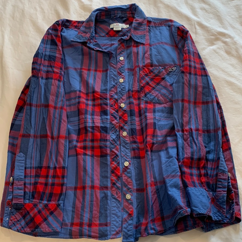 Vineyard Vines women’s lightweight flannel shirt size 16